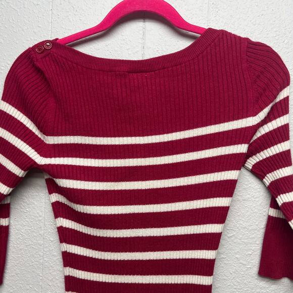 It's Our Time 90s Y2K Vintage Retro Preppy Chic Grunge Juniors Sweater Medium - Picture 7 of 13
